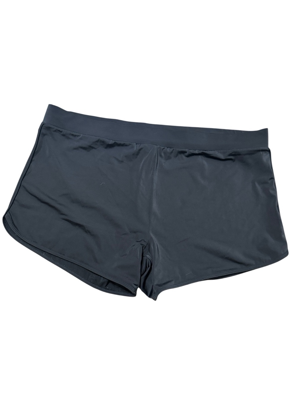 Torrid Active Swim Shorts Dolphin Hem Black High-Rise 4X